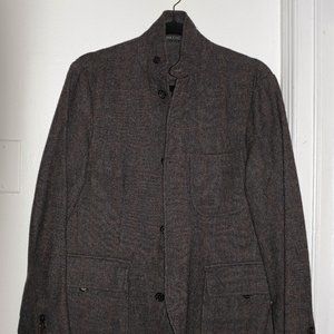 Billy Reid unstructured tweed blazer jacket